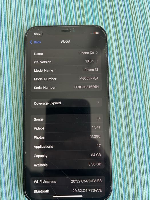 Iphone 12 64GB 80% baterie