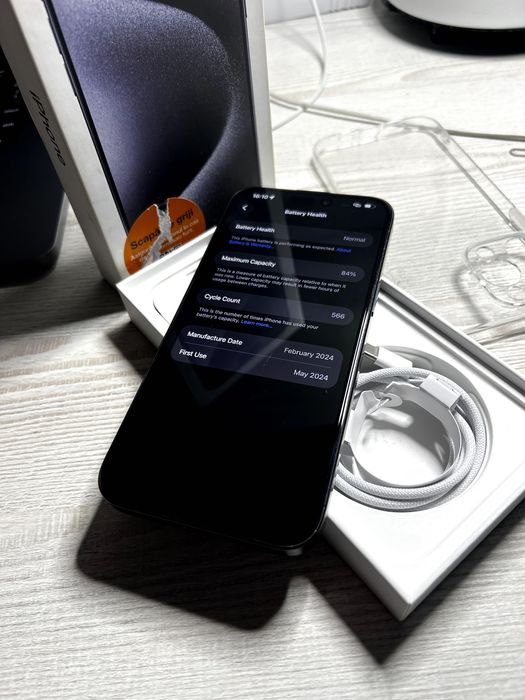 iPhone 15 Pro Max / Blue Titanium / 256gb