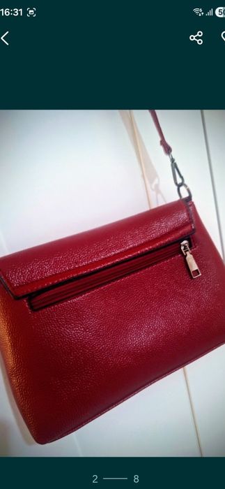 Новая  кожаная сумка Poland