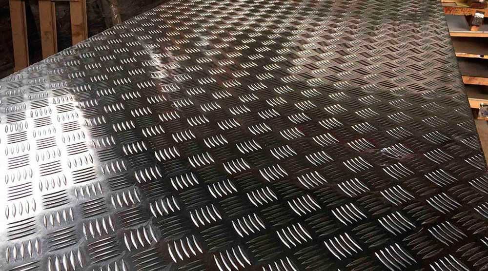 Алюмин лист рифлёный