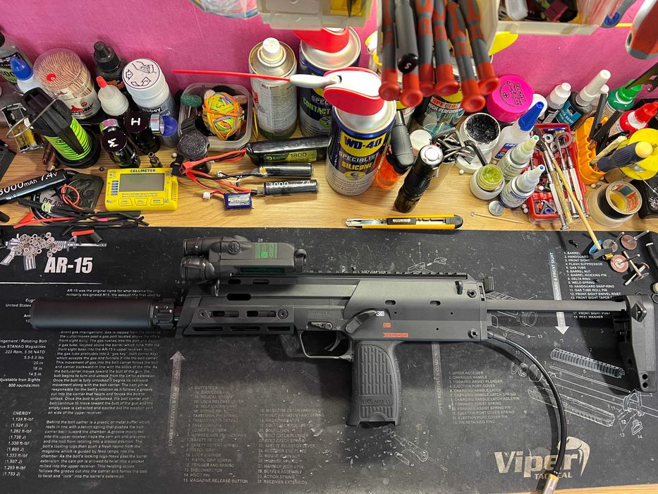 Еърсофт Реплика MP7 A1/A2 HPA custom Polarstar F2