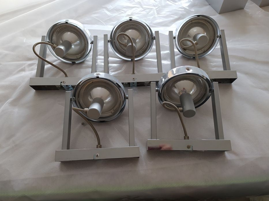 ИЗПОЛЗВАНО: метални лампи за таван, 6 броя