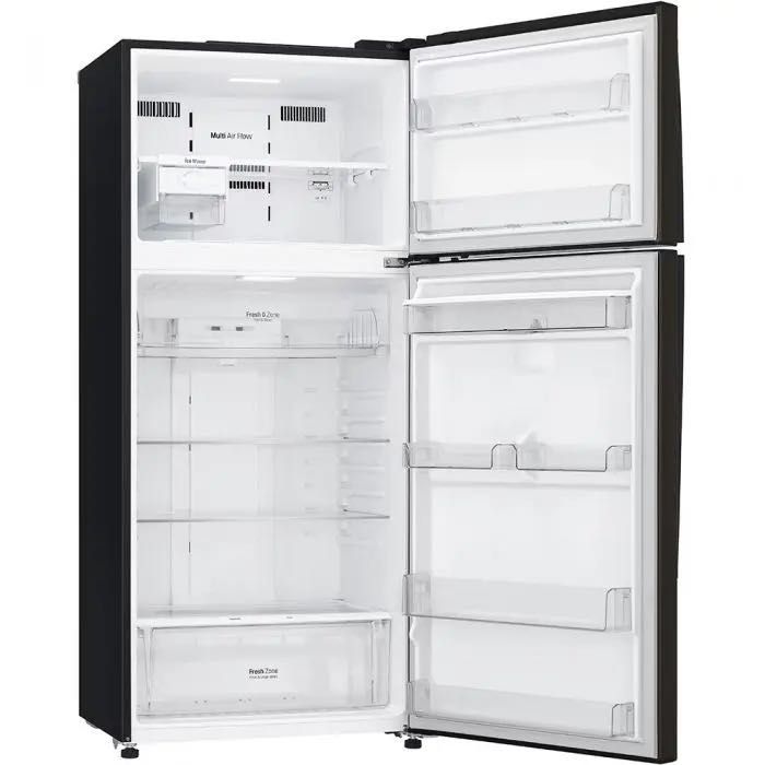 Frigider cu Doua Usi LG GTF744PZPED, No Frost, 509 l, H 180 cm, Clasa E, Argintiu