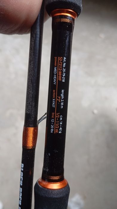 Спининг комплект Dragon Black  rock + Ryobi