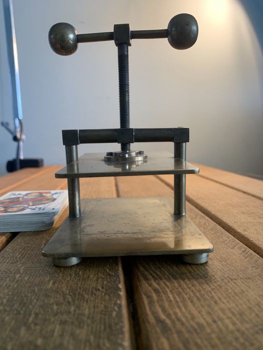 Преса за карти / 1900 та год.