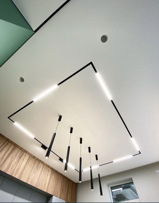 Натяжные потолки 1800 тг