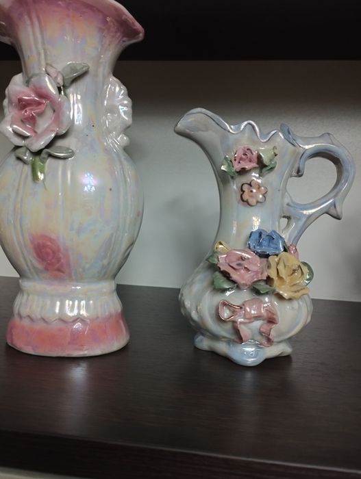 Вазочки из фарфора, кувшин для напитков СССР,