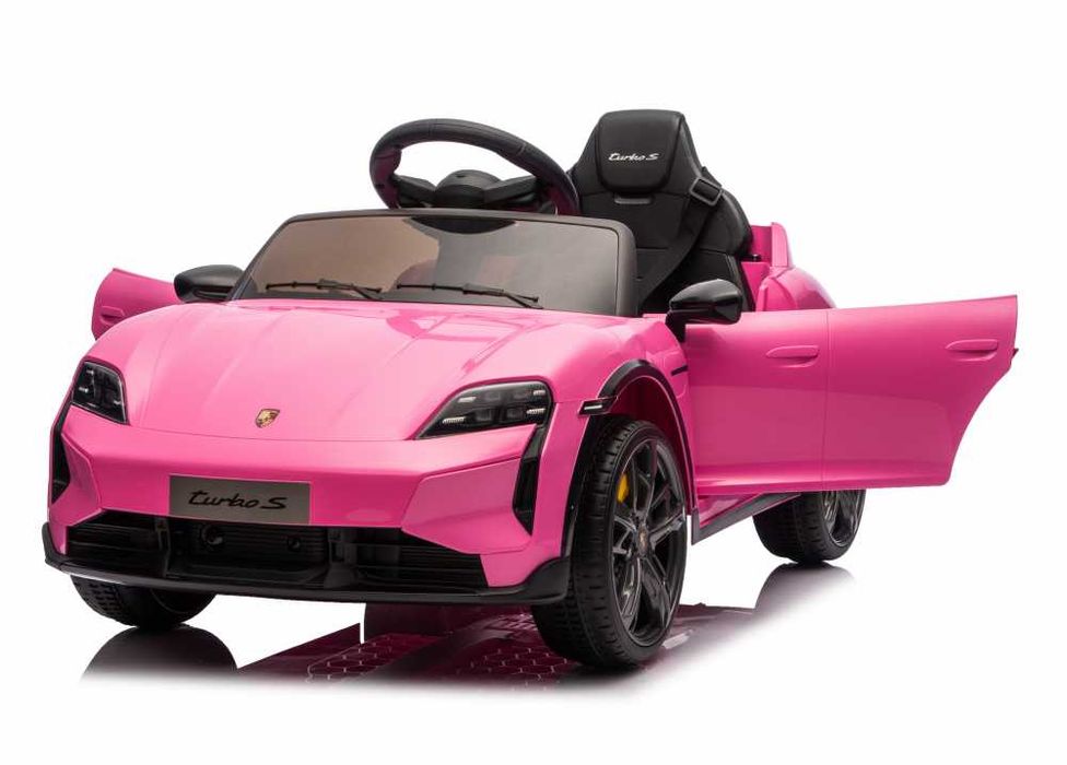 Masinuta electrica copii cu licenta Porsche Taycan Turbo S cu telecomanda
