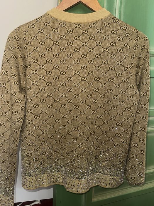 Gucci жилетка с камъчета