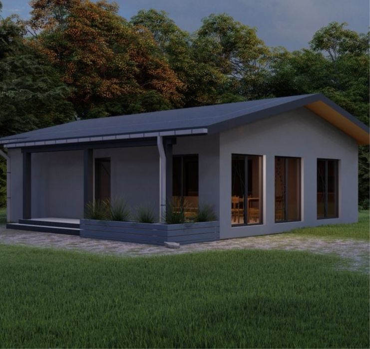 Vand case pe structuara metaluca de 60mp si de 35mp…