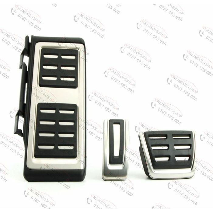 Set Pedale Inox + Footrest transmisie Auto DSG VW Golf 7,Audi A3,Skoda