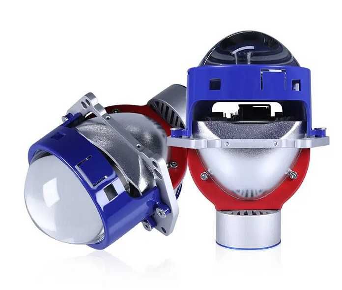 Bi-LED лупи за вграждане във фарове 3"инча 130W 8000lm 12V +500% Яркост,2 броя