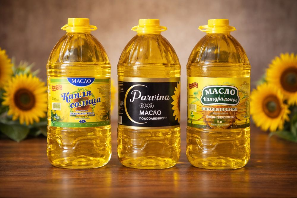 Масло подсолничное от производителя