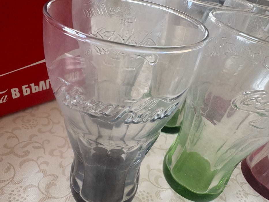 Колекционерски чаши Coca-Cola с надпис на български