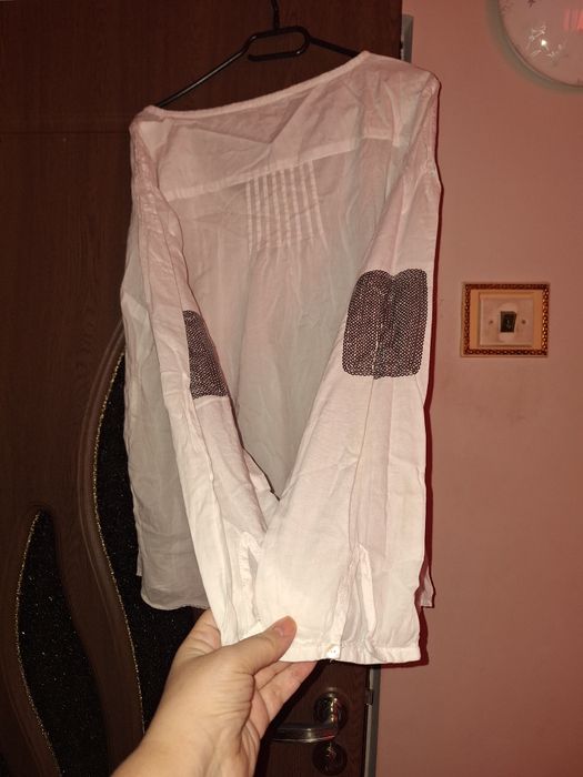Bluza alba dama,nr 46,maneca lunga