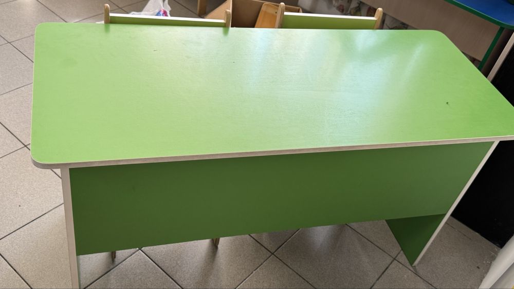 Парты двуместные в комплекте