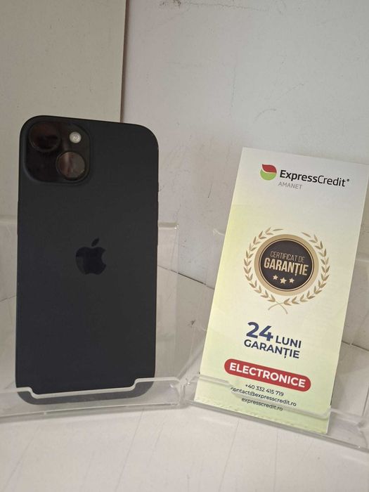 (Ag33) Telefon Apple iPhone 15 6/128GB/Garantie 2 ani