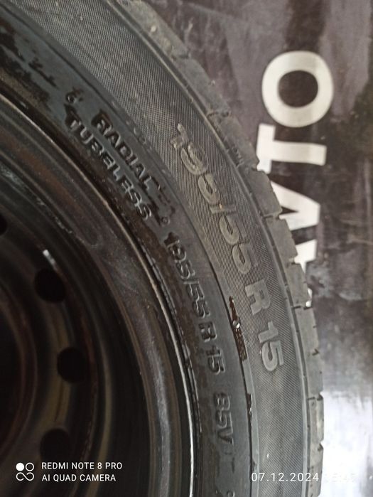 балоон с диском на запаску continental.  15 размер Лачетти