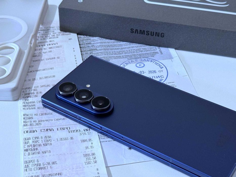 Бартер! 16м.Гаранция! Samsung Galaxy Z Fold 7 512/12GB / 100% Батерия.