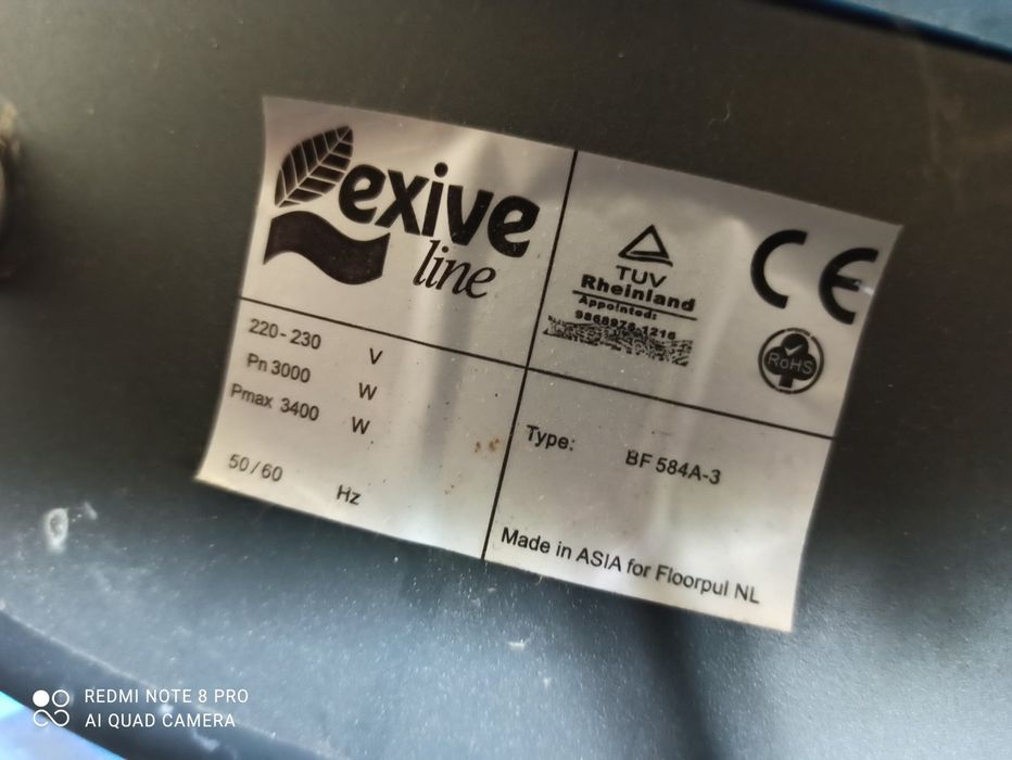 Професионална тримоторна прахосмукачка Exive Line (за мокро и сухо почистване) – 80L / 3000W