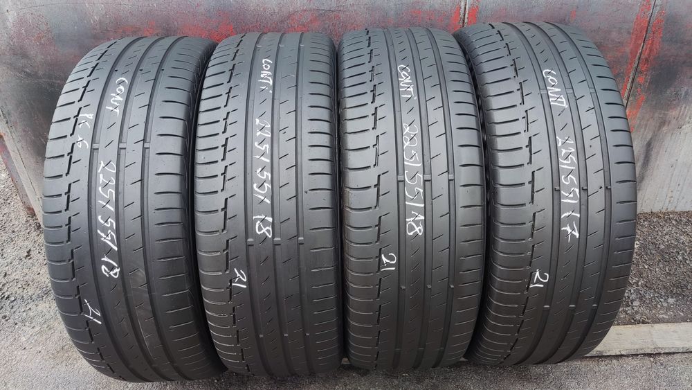 4бр. летни гуми 225/55/18 Continental Premium Contact 6
dot21
6.5mm
До