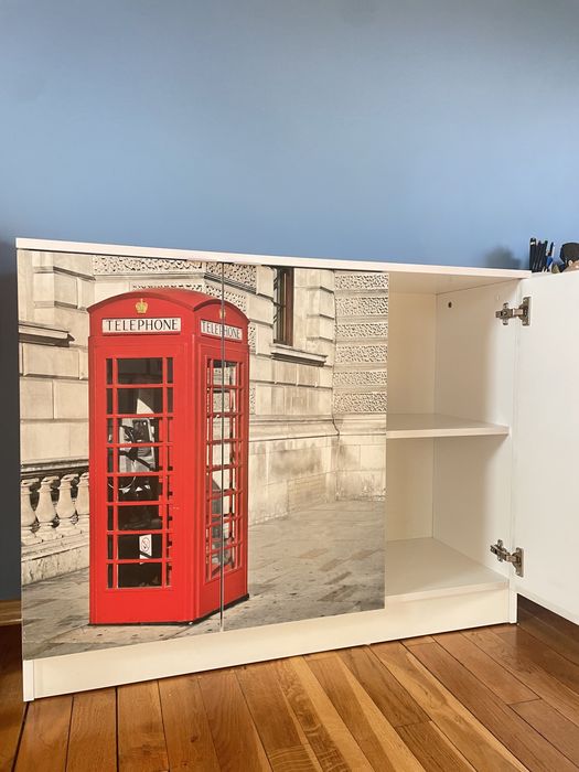 Скрин шкаф Лондон от Айко 102/79/35 + подарък стенен часовник