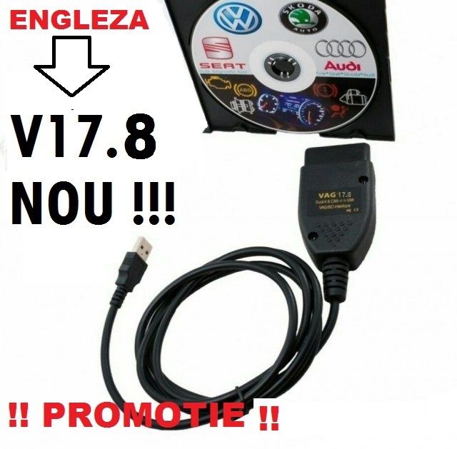 Interfata diagnoza VAG COM 17.8.8 VAGCOM 2017 VCDS VW AUDI SKODA SEA