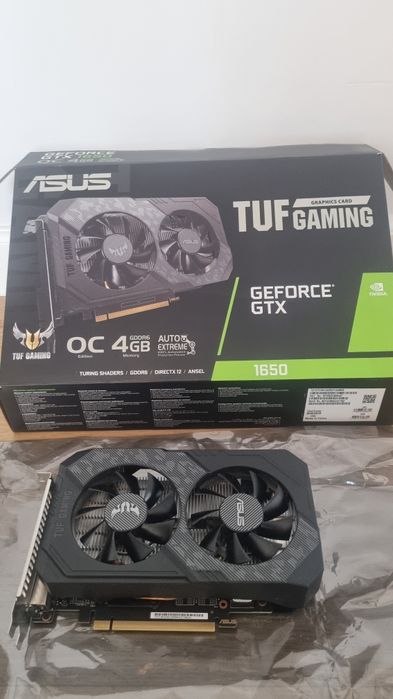 Placa video ASUS TUF Gaming Nvidia GeForce GTX 1650 OC GDDR6