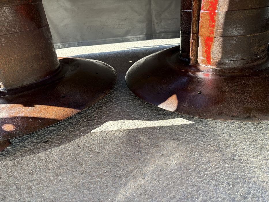 Coasa PZ 165 dupa tractor