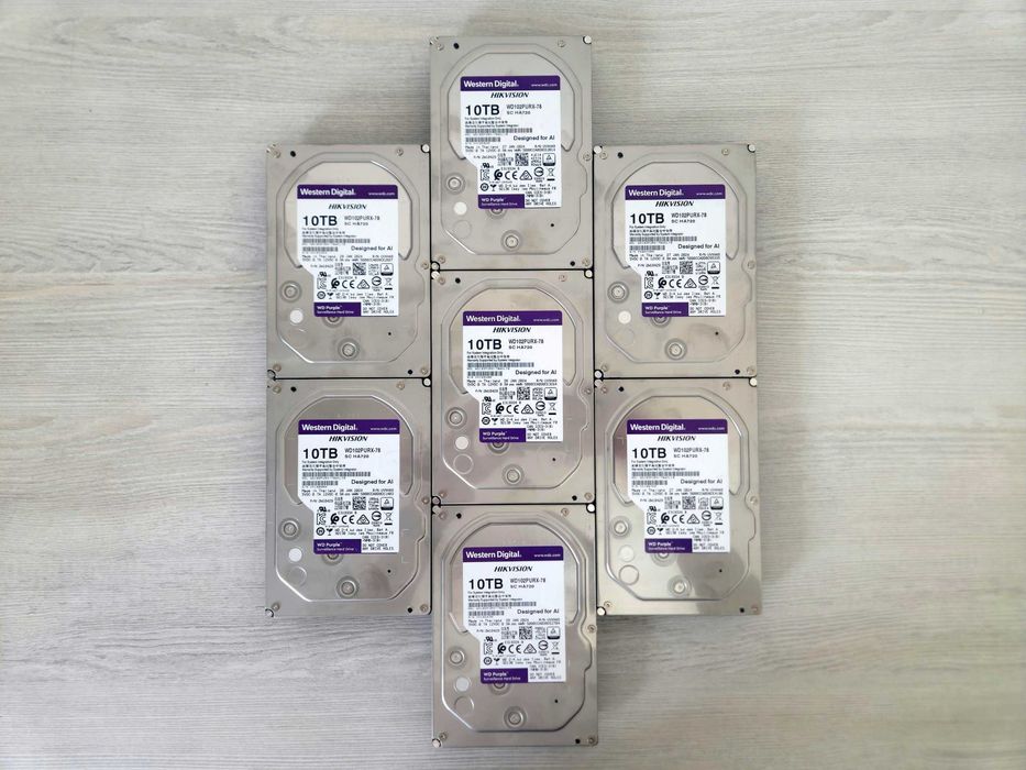 Надежный жесткий диск WD Purple 10TB — Максимальный объем