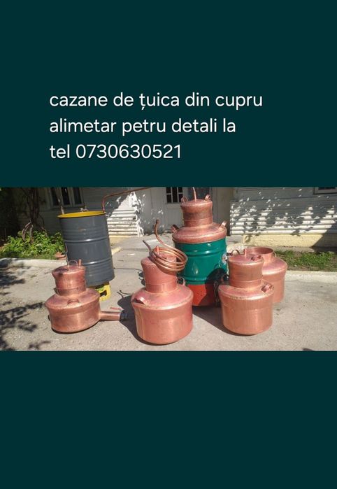 Cazan de tuica din cuparu alimetar avem orice mărime pe stoc ne deblocat sunt la domiciliu clientului