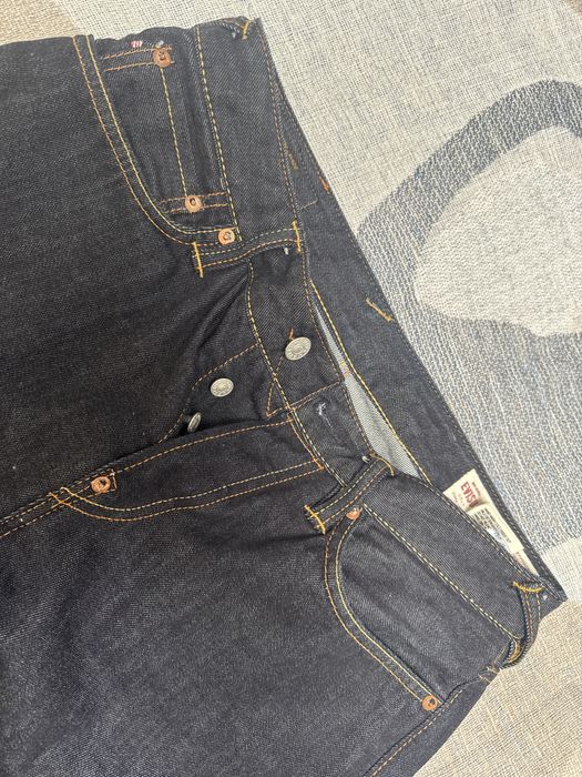 Blugi Evisu Albastru Inchis