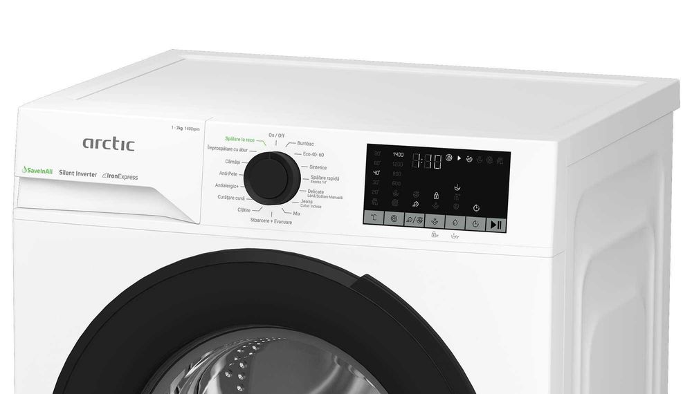 Нова инверторна пералня Arctic APLM2WFSU27411W 7 кг 1400 об Клас A
