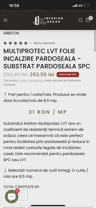 Folie incalzire pardosea spc