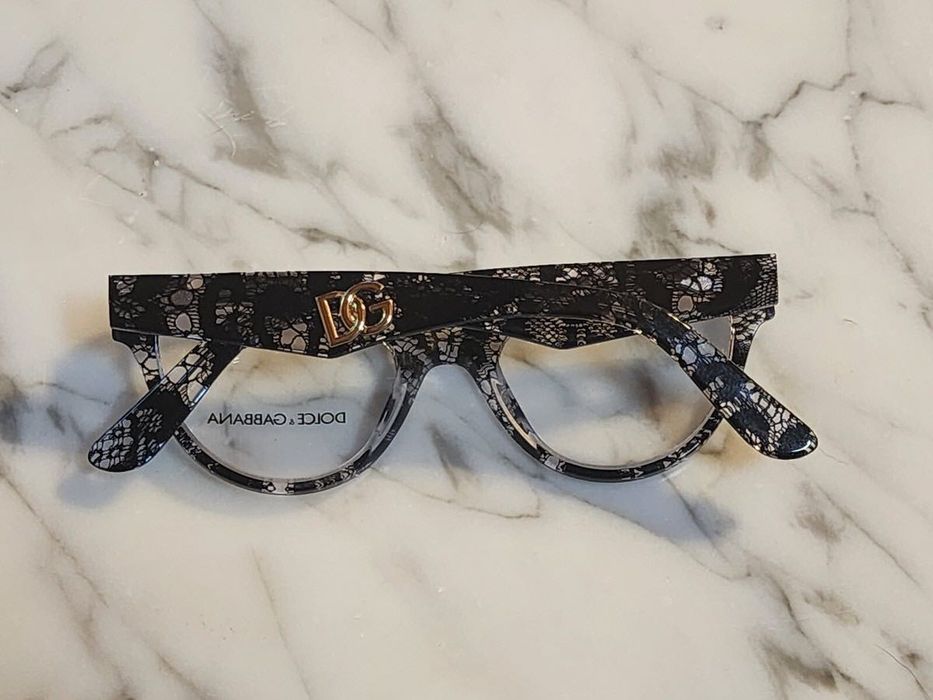 Диопрични очила Dolce & Gabbana DG3372 в цвят "Black Lace
