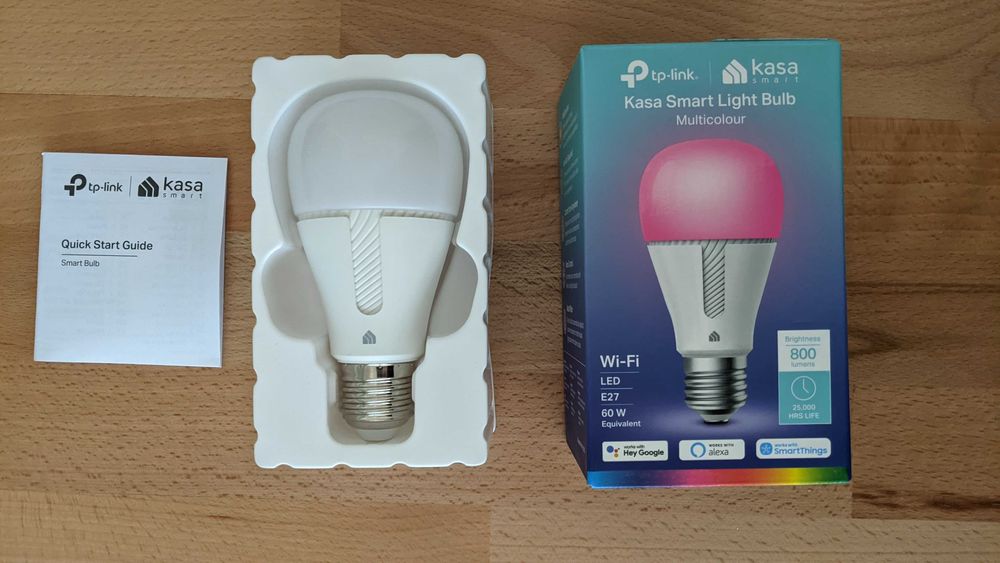 Bec Smart Inteligent WiFi Multicolor TP-Link Kasa KL 130