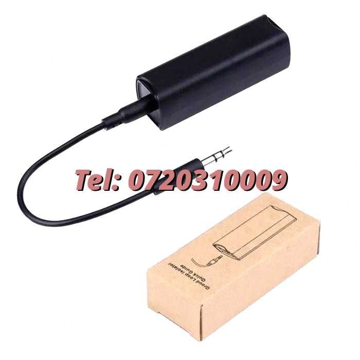 Filtru Anulare Zgomot Audio Noise Cancelation Pentru Conectare Si Redare Audio Pe Echipamente Compatibile Cu Mufa Audio Aux Jack 3.5 Mm