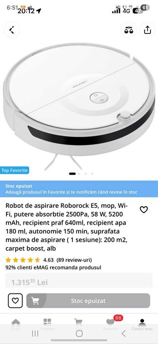 Aspirator robot roborock