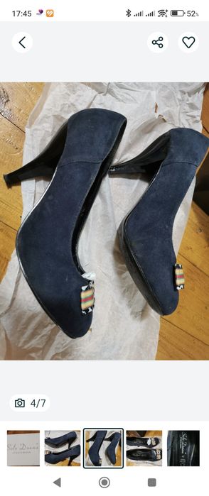 pantofi din piele naturala întoarsă, mărimea 40