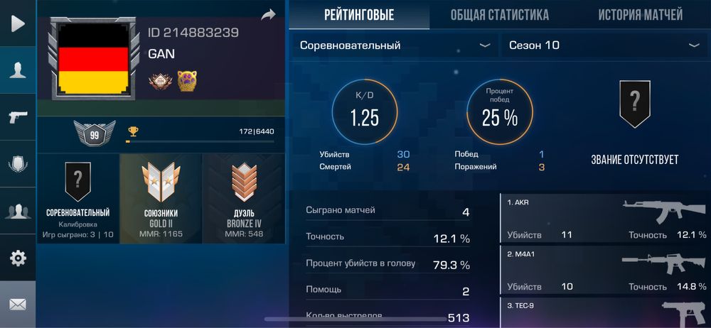 Аккаунт Stendoff2