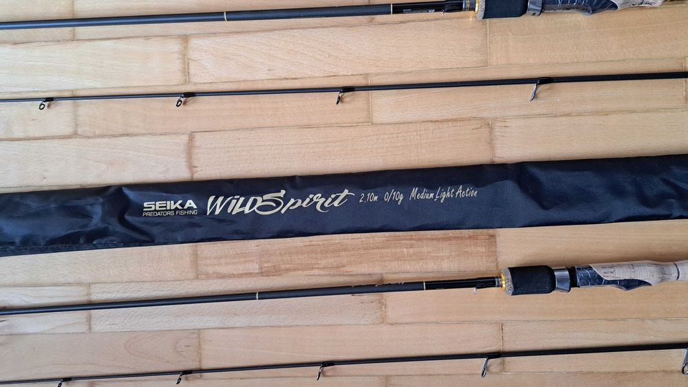 Спининг въдица Tubertini 2.20м, 0-10гр. и 2.40м, 5-20гр.