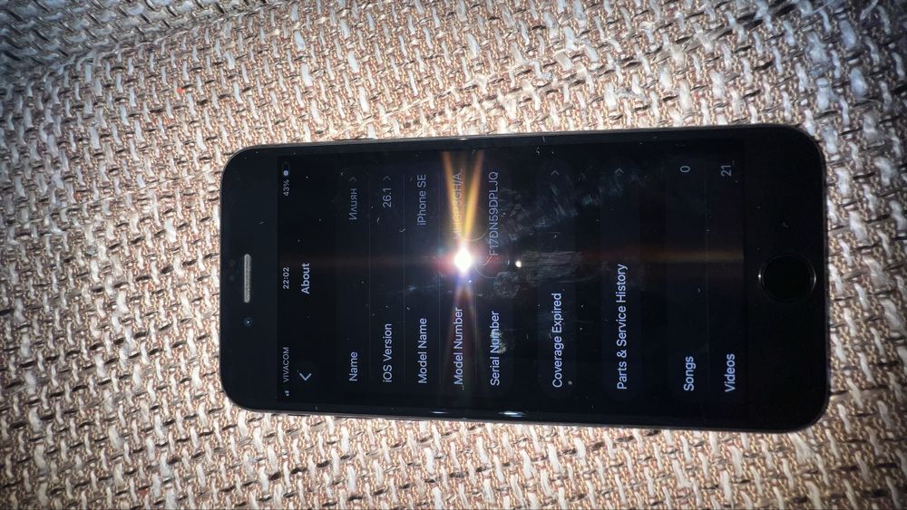 iphone se 64 gd с кутия и кабел