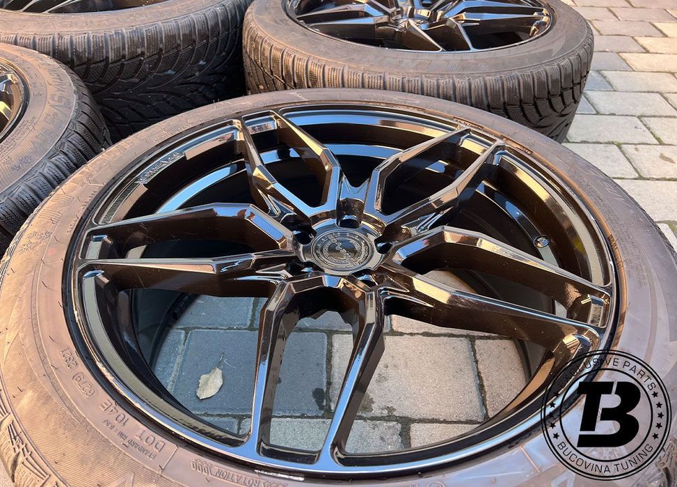 Set Jante Aliaj Concaver CVR3 R20 5X112 cu Anvelope Iarna 255/45/20