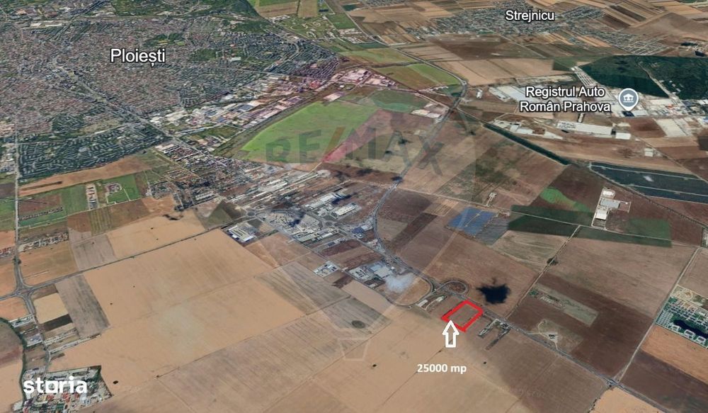 Vanzare teren 25000 mp Ploiesti/ Metro