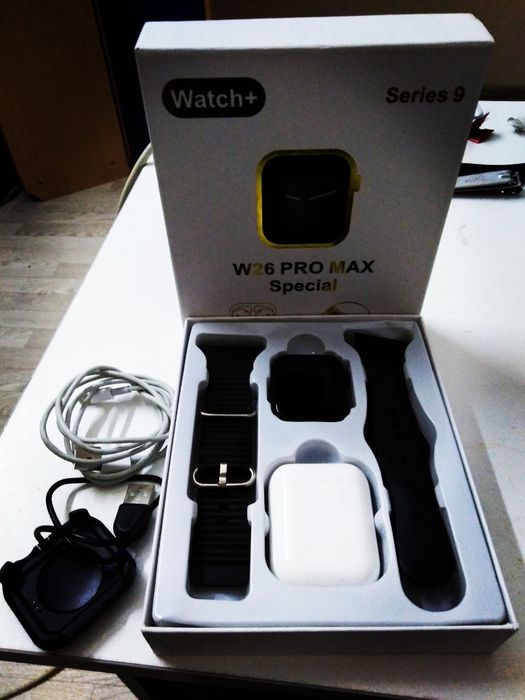 Набор наушник, часы