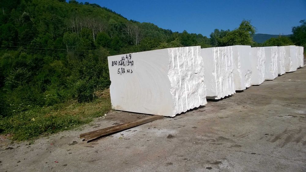 Мраморизиран варовик - добив и обработка