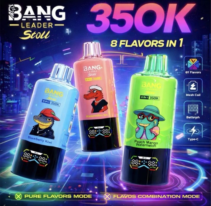 Vape Bang Leader 350K Pufuri 8în1