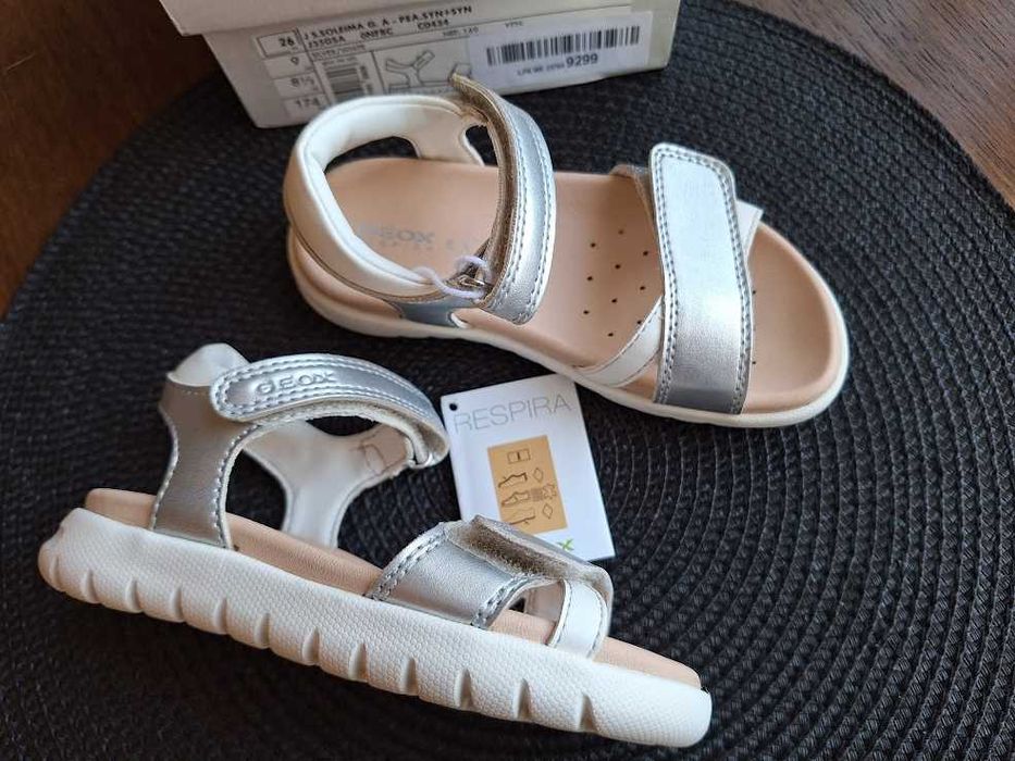 Сандали - чисто нови - Clarks, Geox, Biomecanics - н. 26