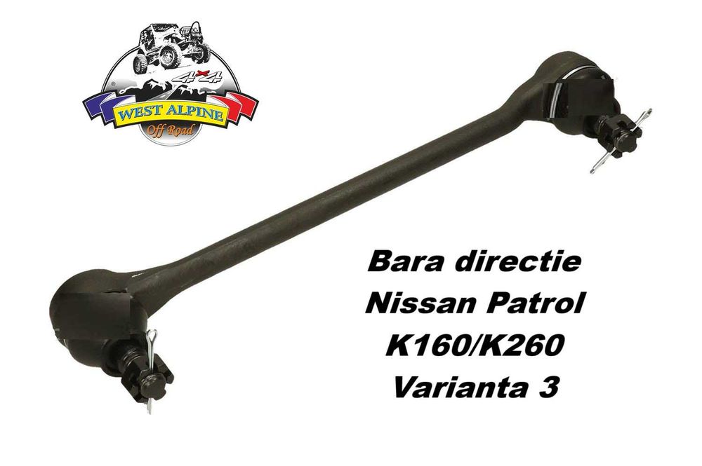 Bara directie Nissan Patrol K160 K260 cu capete de bara incluse