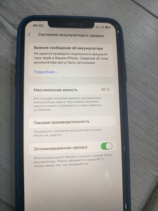 Хс мах 256 гб 96%